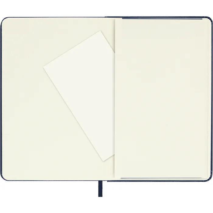 Libreta Clásica de Bolsillo Azul Zafiro Hoja Rayada Pasta Dura — Interior 3