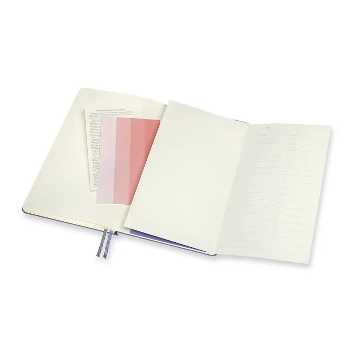 Libreta LogBook Arte Violeta, Grande Con Hoja Punteada y Pasta Dura — Interior 4