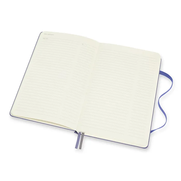 Libreta LogBook Arte Violeta, Grande Con Hoja Punteada y Pasta Dura