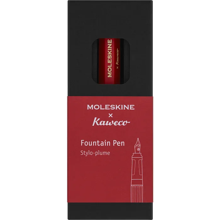 Pluma Fuente Kaweco Roja, Tinta Azul