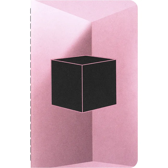 Libreta x BLACKPINK Edición Limitada, bolsillo, hojas lisas, negro y rosa (set de 4) — Interior 2