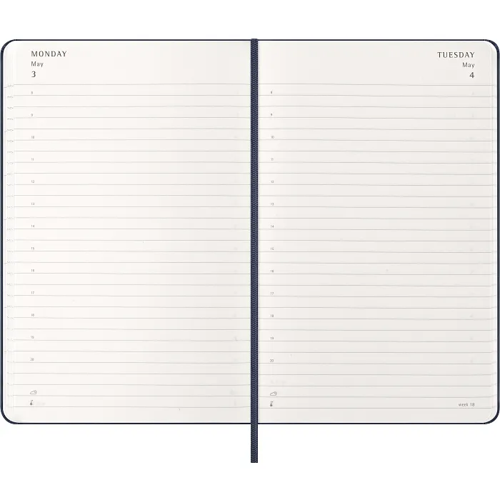 Agenda Diaria Clásica 12 Meses 2027, Tapa Dura, Grande, Azul Zafiro — Interior 3