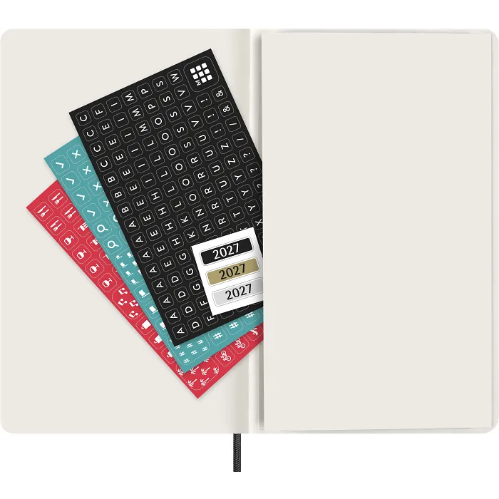 Agenda Diaria Clásica 12 Meses 2027, Tapa Suave, Grande, Negro — Interior 5