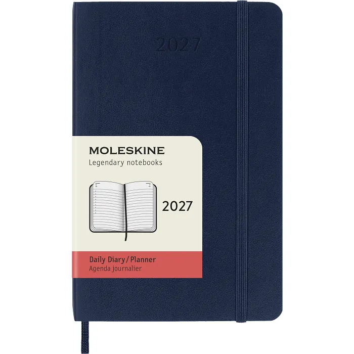 Agenda Diaria Clásica 12 Meses 2027, Tapa Suave, Bolsillo, Azul Zafiro — Interior 7