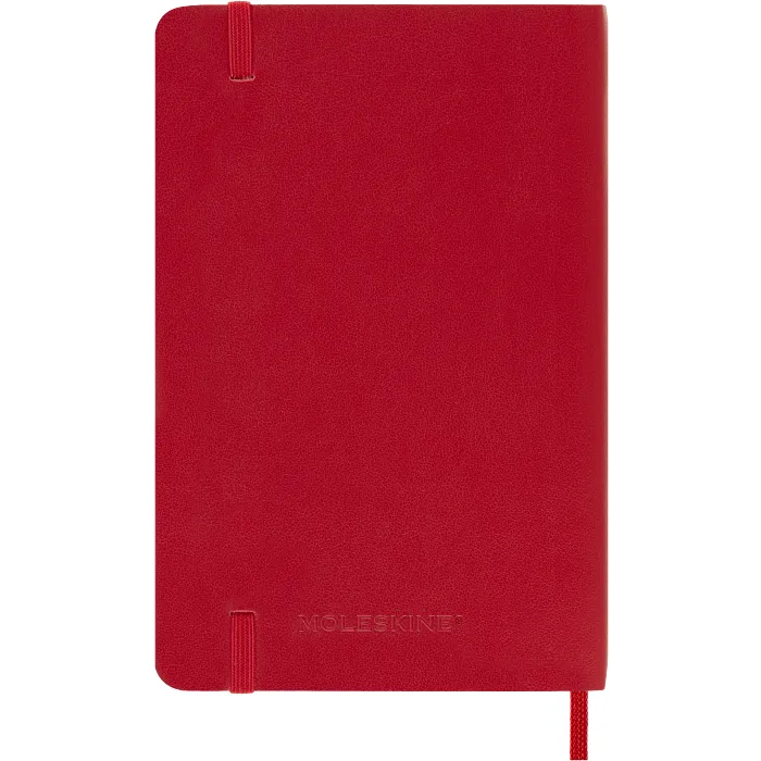 Agenda Diaria Clásica 12 Meses 2027, Tapa Suave, Bolsillo, Rojo Escarlata — Interior 6
