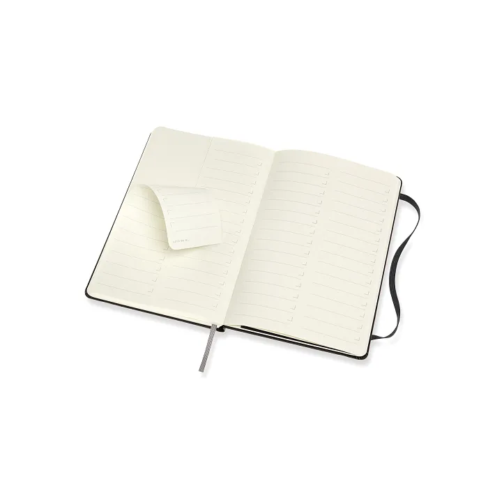 Libreta Profesional Grande Negra Pasta Dura — Interior 2