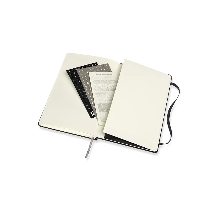 Libreta Profesional Grande Negra Pasta Dura — Interior 4
