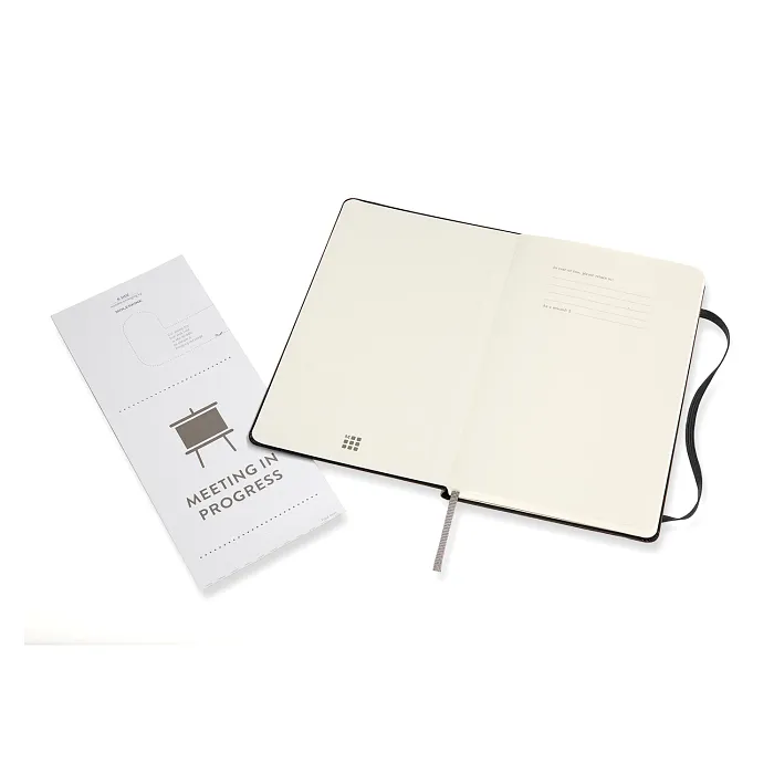 Libreta Profesional Grande Negra Pasta Dura