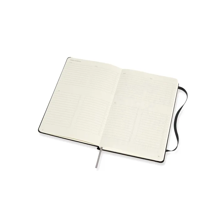 Libreta Profesional Grande Negra Pasta Dura