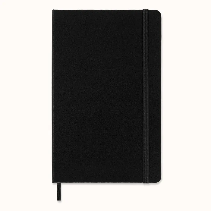 Libreta Profesional Grande Negra Pasta Dura
