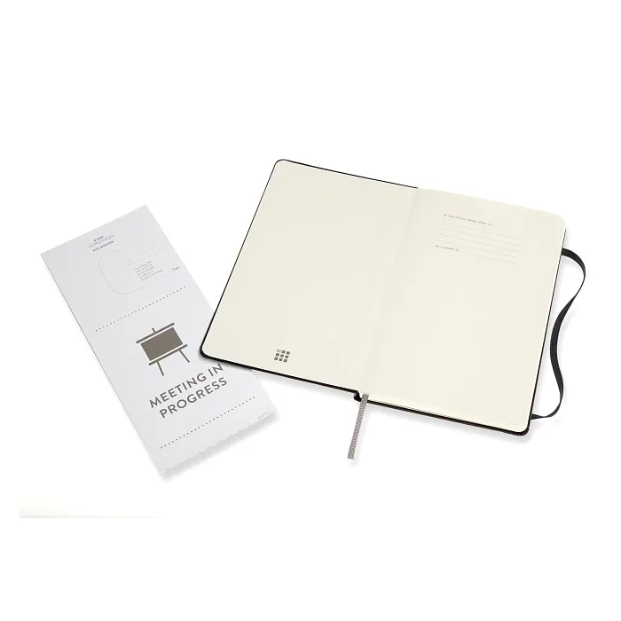 Libreta Profesional Grande Negra Pasta Dura