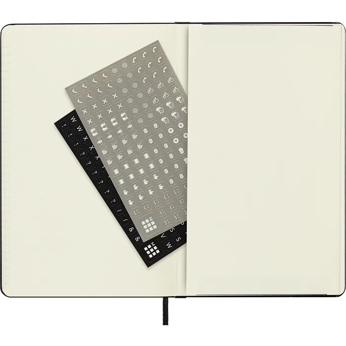 Libreta Profesional Grande Negra Pasta Dura